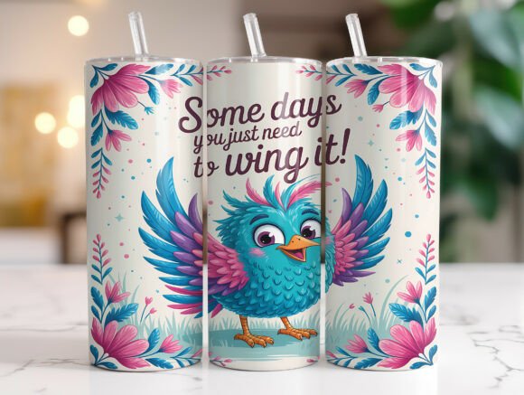 20oz Birds Funny Sarcastic Tumbler Wrap Review