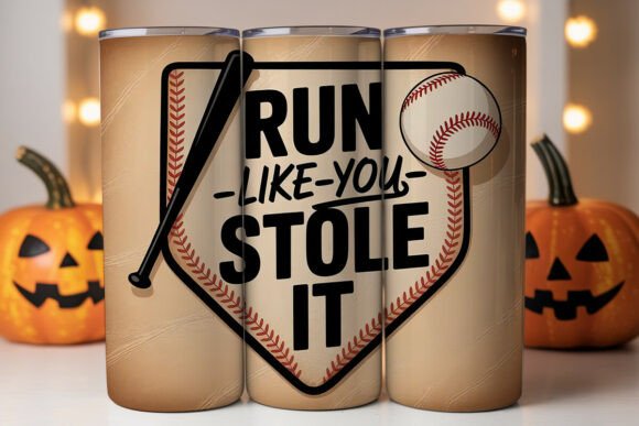 Baseball Run Like Stole It Tumbler Wrap Review
