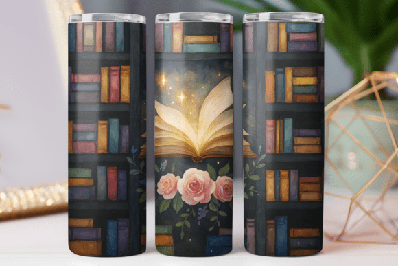 Book Lover Tumbler Wrap Design Review