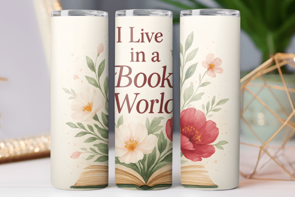 Book Lover Tumbler Wrap Design Review