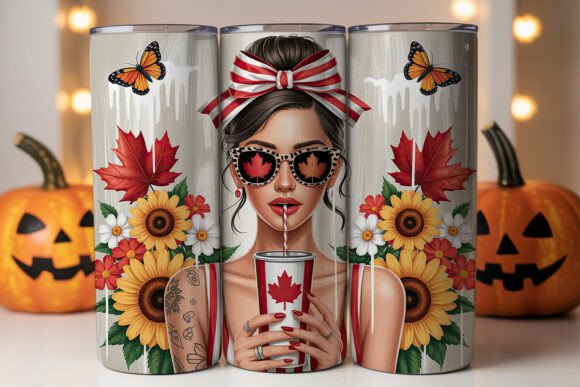 Canada Day Girl Tumbler Wrap 20oz Review