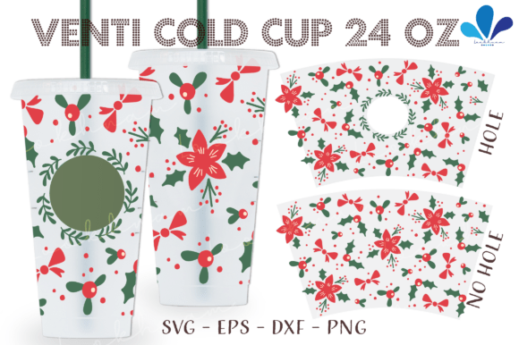 Coquette Floral Christmas Seamless Venti Review