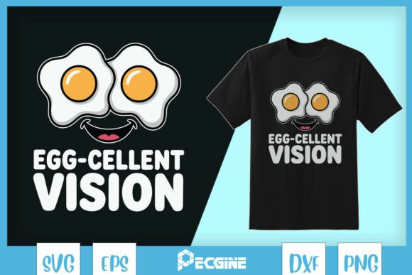 Egg-cellent Vision Funny Egg Pun SVG Review