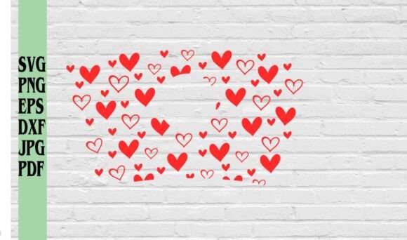 Hearts Pattern Cup Wrap Review for Embroidery Projects