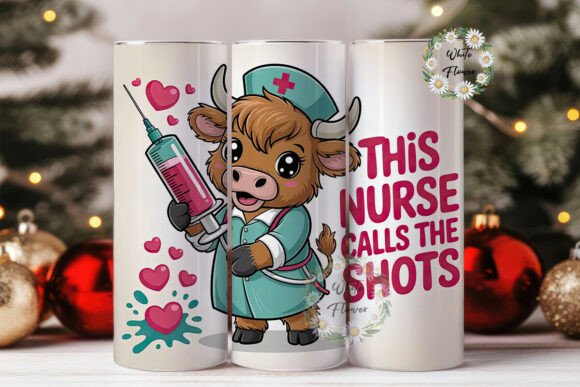 Highland Cow Nurse Tumbler Wrap Review