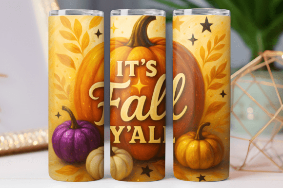 It's Fall Yall Thanksgiving Tumbler Design Review