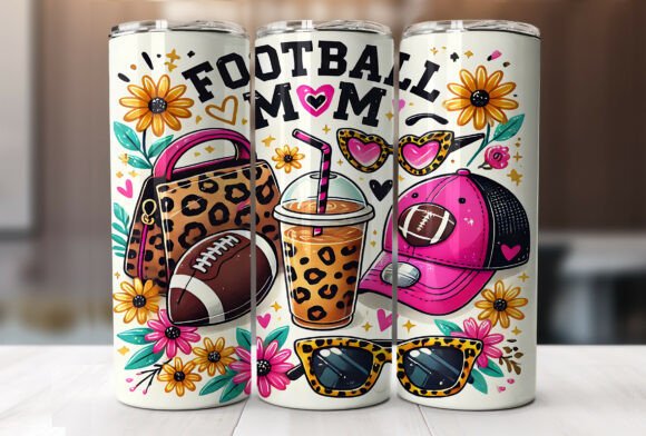 Leopard Print Football Mom Tumbler Wrap Review