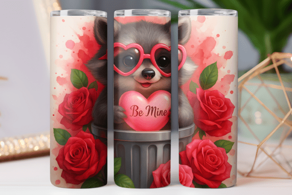Love Raccoon Tumbler Wrap 20oz Skinny Review