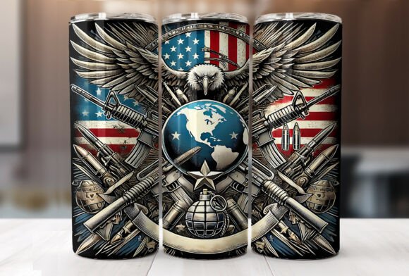 Military Marine Tumbler Wrap Design Review