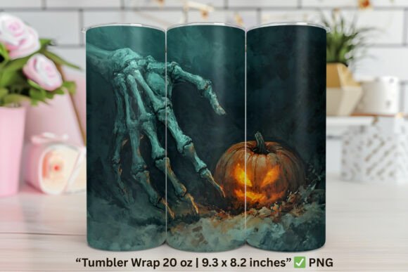 Orange Moon Halloween Tumbler Wrap Review