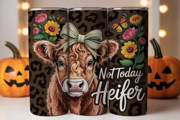 Sassy Highland Cow Tumbler Wrap PNG Review