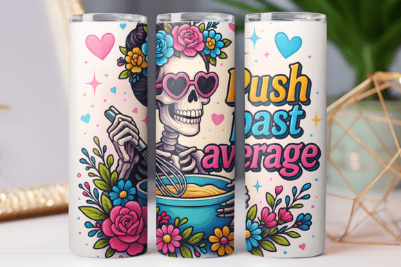 Women Floral Quote Tumbler Wrap 20oz Art Review